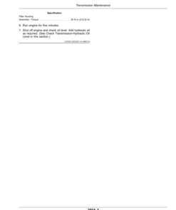 Alternative view of John Deere 6095B, 6110B, 6120B, 6135B Tractors (OOS) Operator's Manual (OMSU61433)