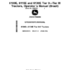 John Deere 6100E, 6115E, 6130E Tier 0-Tier III Tractors (000001-) (Export/Brazil) Operator's Manual (OMSU63074)