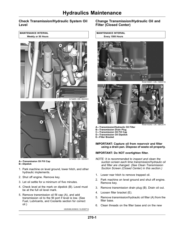 John Deere 5090R, 5100R, 5115R, 5125R (Stage IIIB) Tractors (November 2020-) (Europe) Operator's Manual (OMSU63191) - Image 3