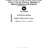 John Deere 6100E, 6110E, 6115E, 6125E, 6130E Tier 0-Tier III Tractors (000001-) Operator's Manual (OMSU63264)