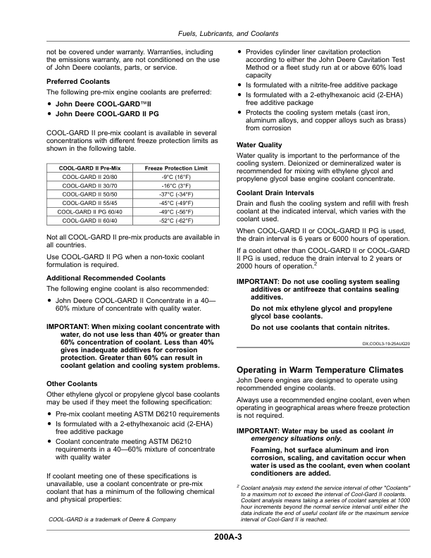 John Deere 6100E, 6110E, 6115E, 6125E, 6130E Tier 0-Tier III Tractors (000001-) Operator's Manual (OMSU63264) - Image 2