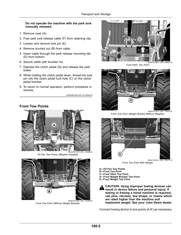 John Deere 5090R, 5100R, 5115R, 5125R (Stage IIIB) Tractors (November 2021-) (European Export Edition) Operator's Manual (OMSU64774) - Image 2