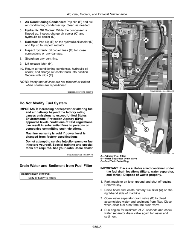 John Deere 5090R, 5100R, 5115R, 5125R (Stage IIIB) Tractors (November 2021-) (European Export Edition) Operator's Manual (OMSU64774) - Image 3