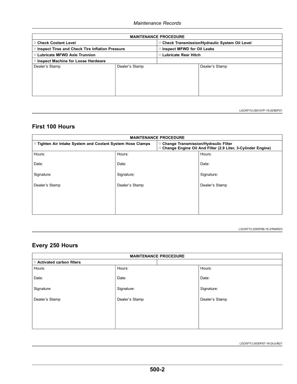 John Deere 5100MH (FT4) Tractors (Export to Australia, New Zealand) Operator's Manual (OMSU65096) - Image 3