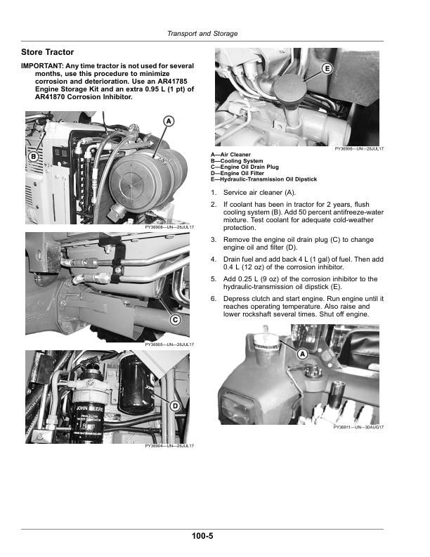 John Deere 5076EN, 5090EN Tractors (November 2017-) (Export Edition) Operator's Manual (OMSU65254) - Image 3