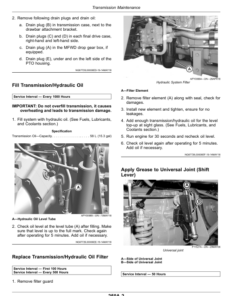 Alternative view of John Deere 6403, 6603 Tractors (040000-) (Export Edition) Operator's Manual (OMSU65320)