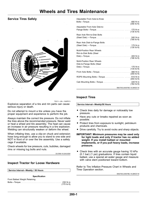 John Deere 6100E, 6110E, 6115E, 6125E, 6130E, 6105EH, 6120EH Tier 0—Tier III Tractors (Export, Mexico) Operator's Manual (OMSU65719) - Image 2