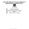 John Deere 5415, 5615, 5715 Tractors (August 2016-) (Export Edition) Operator's Manual (OMSU65832)