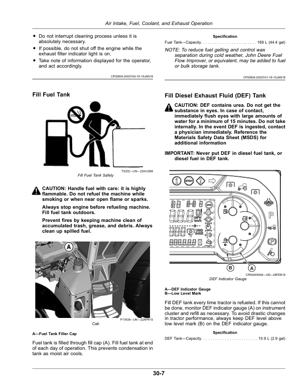 John Deere 6105E, 6120E, 6120EH, 6135E Final Tier IV Tractors (North America Edition) Operator's Manual (OMSU65872) - Image 2