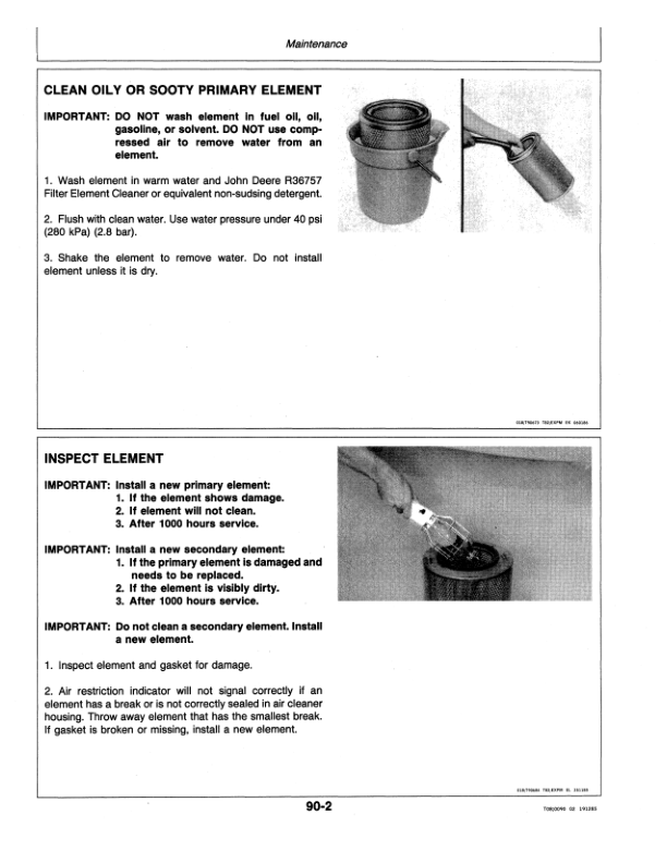 John Deere 350D, 355D Crawlers Operator's Manuals (OMT105029) - Image 2