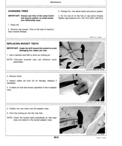 Alternative view of John Deere 595 Excavators Operator's Manuals (OMT114466)