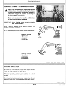 Alternative view of John Deere 790 Excavators Operator's Manuals (OMT114469)