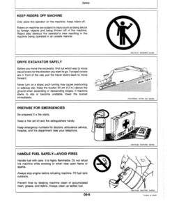 Alternative view of John Deere 70 Excavators Operator's Manuals (OMT114472)