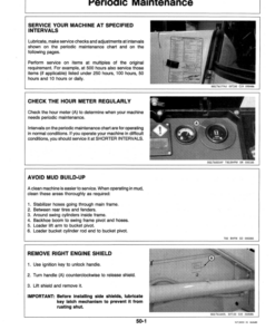 Alternative view of John Deere 315C Backhoes Operator's Manuals (OMT122181)