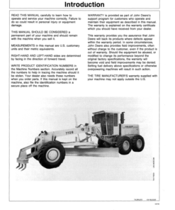 Alternative view of John Deere 770B, 770BH, 772B, 772BH Motor Graders Operator's Manuals (OMT131680)