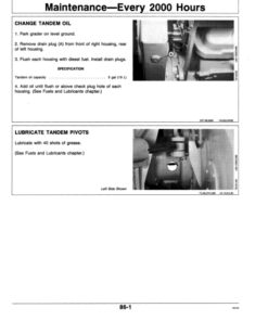 Alternative view of John Deere 670B, 672B Motor Graders Operator's Manuals (OMT131683)