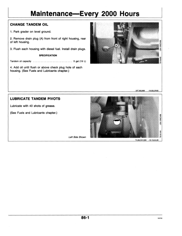 John Deere 670B, 672B Motor Graders Operator's Manuals (OMT131683) - Image 2
