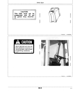 Alternative view of John Deere 544E, 544ELL, 544ETC, 624E, 644E Loaders Operator's Manuals (OMT131709)