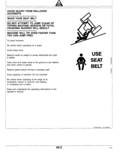 Alternative view of John Deere 410C, 510C Backhoes Operator's Manuals (OMT133585)