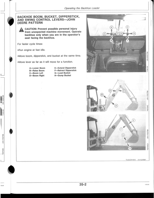 John Deere 315D Backhoes Operator's Manuals (OMT135095) - Image 2