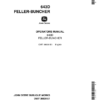 John Deere 643D Wheeled Feller Bunchers Operator's Manuals (OMT136030)