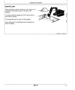 Alternative view of John Deere 490E Excavators Operator's Manuals (OMT138805)