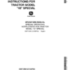 John Deere 40 'Special' Tractor (Special Operating Instructions) Operator's Manual (OMT13954)