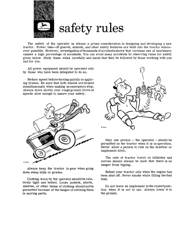 John Deere 2010 Row Crop Utility Diesel Tractor Operator's Manual (OMT14692) - Image 2
