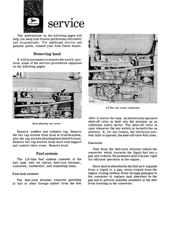 John Deere 2010 Row Crop LP-Gas Tractor Operator's Manual (OMT14696) - Image 2