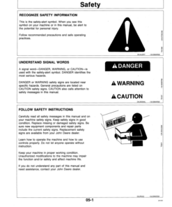 Alternative view of John Deere 640E, 648E Skidders Operator's Manuals (OMT151423)