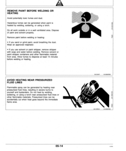 Alternative view of John Deere 490E Excavators Operator's Manuals (OMT152331)