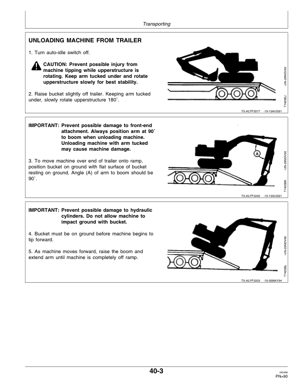 John Deere 790ELC Excavators Operator's Manuals (OMT152334) - Image 2