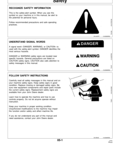 Alternative view of John Deere 410D, 510D Backhoes Operator's Manuals (OMT152596)