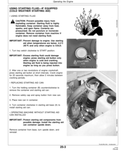 Alternative view of John Deere 655B, 755B Crawlers Operator's Manuals (OMT153081)