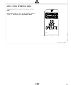 Alternative view of John Deere 315DII Backhoes Operator's Manuals (OMT154590)