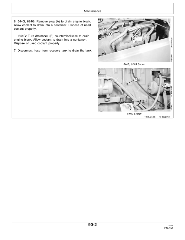 John Deere 544G, 544G LL, 544G TC, 624G, 644G Loaders Operator's Manuals (OMT154907) - Image 3