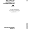 John Deere 1010 Gasoline Agricultural Crawler Tractor Operator's Manual (OMT15502)