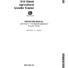 John Deere 1010 Diesel Crawler Tractor Operator's Manual (OMT15503)