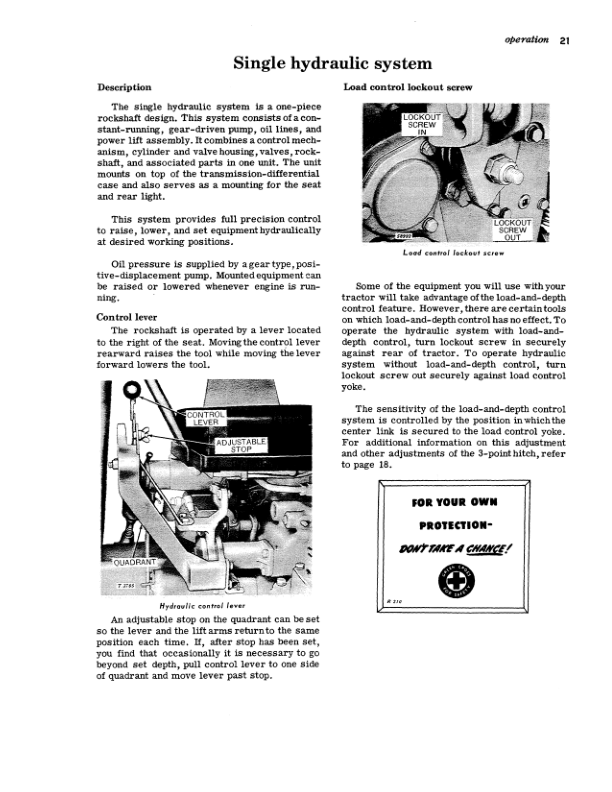 John Deere John Deere1010 Gasoline Wheel Tractor Operator's Manual (OMT15504) - Image 2