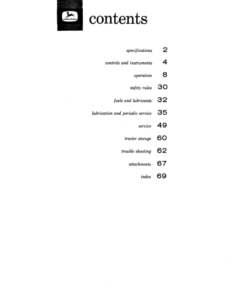Alternative view of John Deere 1010 Tractors Operator's Manuals (OMT15504)