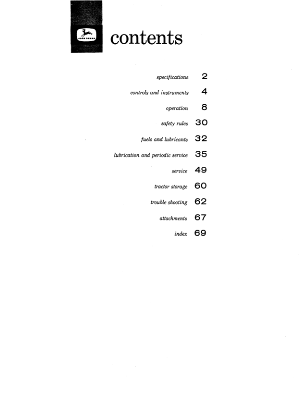 John Deere 1010 Tractors Operator's Manuals (OMT15504) - Image 2