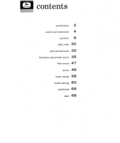 Alternative view of John Deere 1010 Tractors Operator's Manuals (OMT15505)