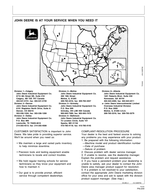 John Deere 482C Forklifts Operator's Manuals (OMT157598) - Image 3