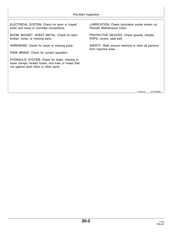 John Deere 544GTC, 544G, 544GLL, 624G, 644G Loaders Operator's Manuals (OMT158711) - Image 2