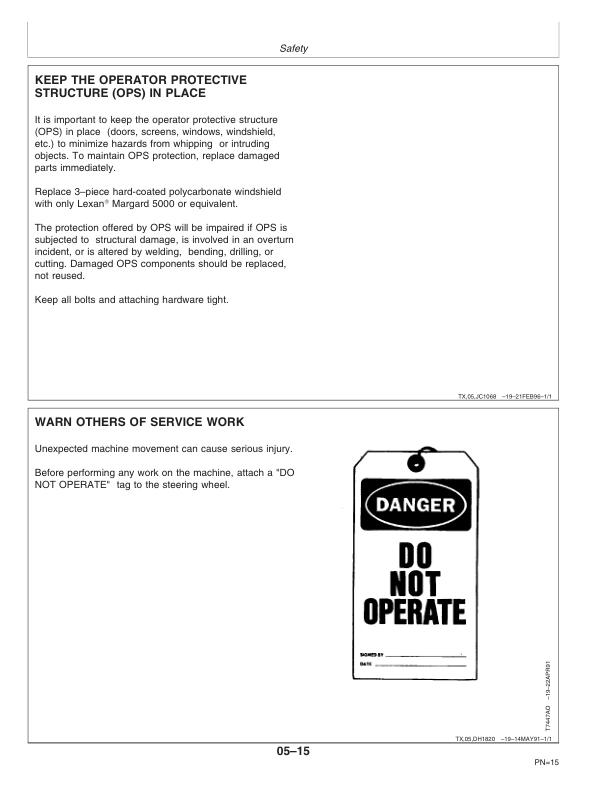 John Deere 544G, 544GH, 544GLL, 544GTC, 624G, 644G Loaders Operator's Manuals (OMT159816) - Image 2