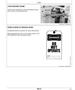 Alternative view of John Deere 540G, 548G Skidders Operator's Manuals (OMT160644)