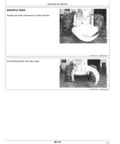 Alternative view of John Deere 640G, 648G Skidders Operator's Manuals (OMT160645)