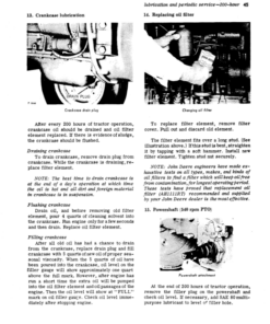 Alternative view of John Deere 1010 Row Crop Utility Gasoline Tractor Operator's Manual (OMT16142)