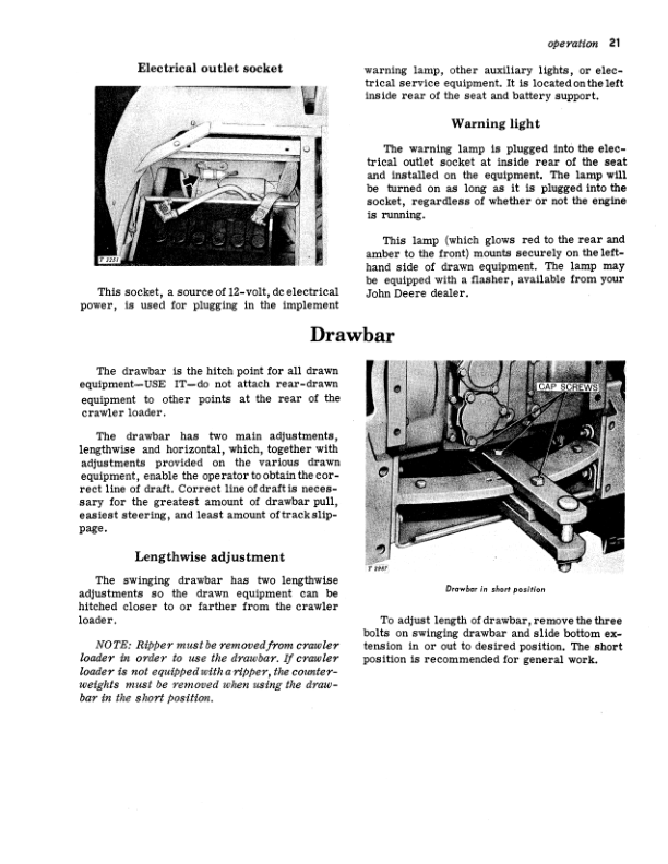 John Deere 1010 Crawler Loader Operator's Manual (OMT16144) - Image 2