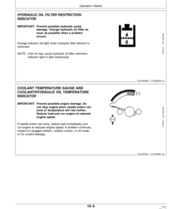 Alternative view of John Deere 690ELC Excavators Operator's Manuals (OMT162125)